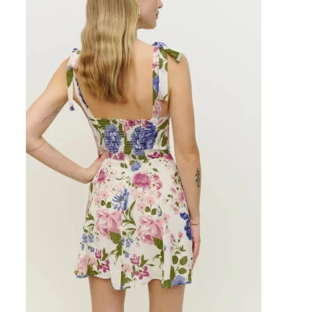 🥳🥳SALE🥳🥳Reformation Niara Dress in Donna - Picture 3 of 13